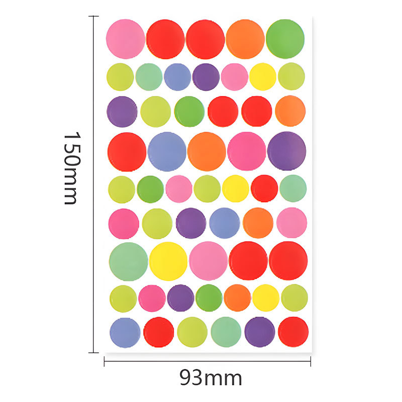 Spot lindo y multiforma jardín de infantes recompensa amor estrella de cinco puntas pegatinas de etiqueta redonda de color de la cuenta de bricolaje