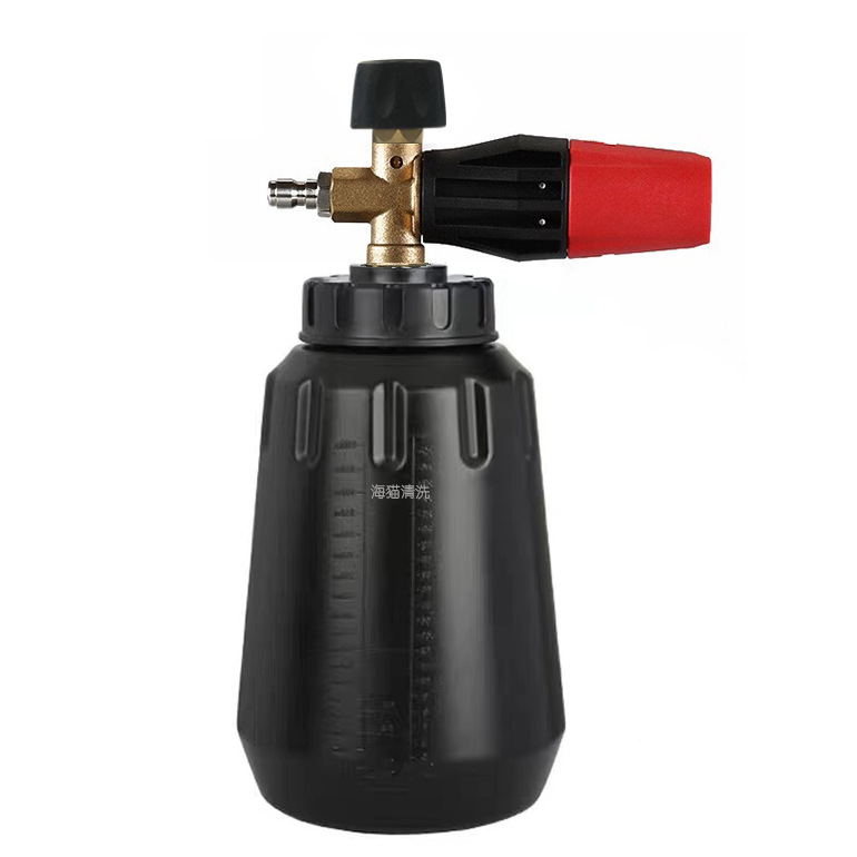 可调高压喷壶刷车水枪雪花泡沫壶批发大嘴PA泡沫壶消毒打泡沫机