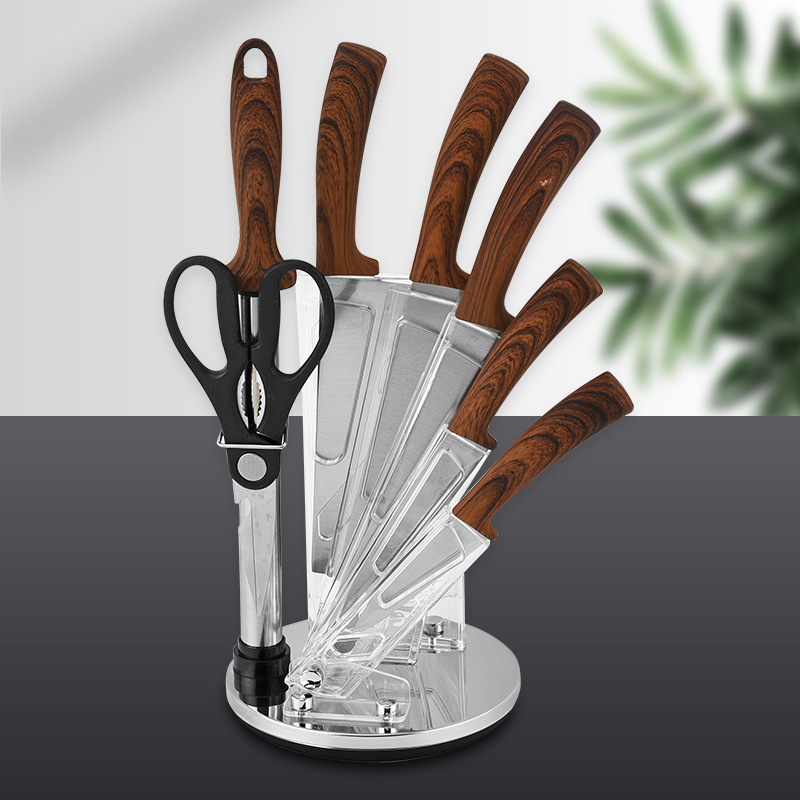 Herramientas de cocina para el hogar Cuchillo de cocina de acero inoxidable Juego de cuchillos de chef