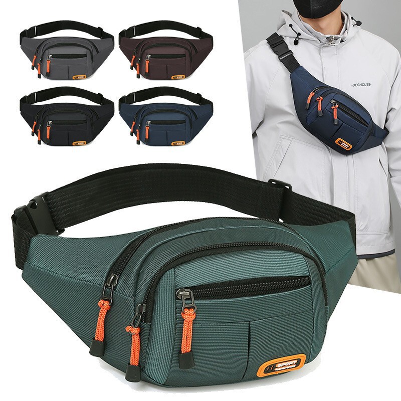 Thickened Wear-resistant New Waist Bag Large Capacity Water-repellent Crossbody Chest Bag Wear-resistant Portable Multi-functional Mobile Phone Bag Wholesale Thickened Wear-resistant New Waist Bag Large Capacity Water-repellent Crossbody Chest Bag Wear-resistant Portable Multi-functional Mobile Phone Bag Wholesale