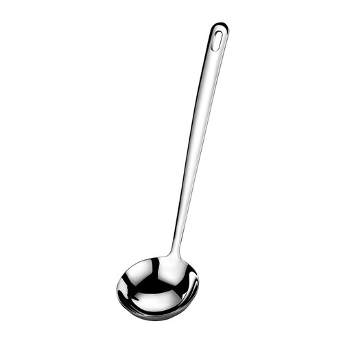 Kitchen tools household thickened 304 stainless steel colander thickened large soup spoon long handle hot pot spoon wholesale