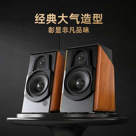奋达60 家用音响音箱电脑有源木制低音炮一件代发礼品批发