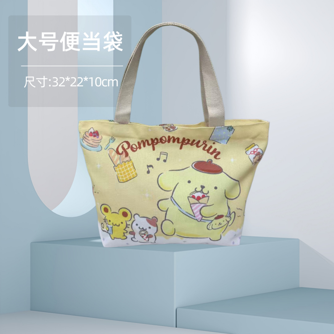 Bolsa Bento Sanrio lona almuerzo dibujos animados