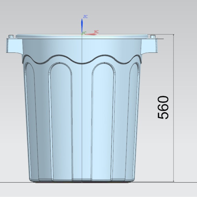 塑料水桶模具 家用手提储水桶注塑磨具厂家