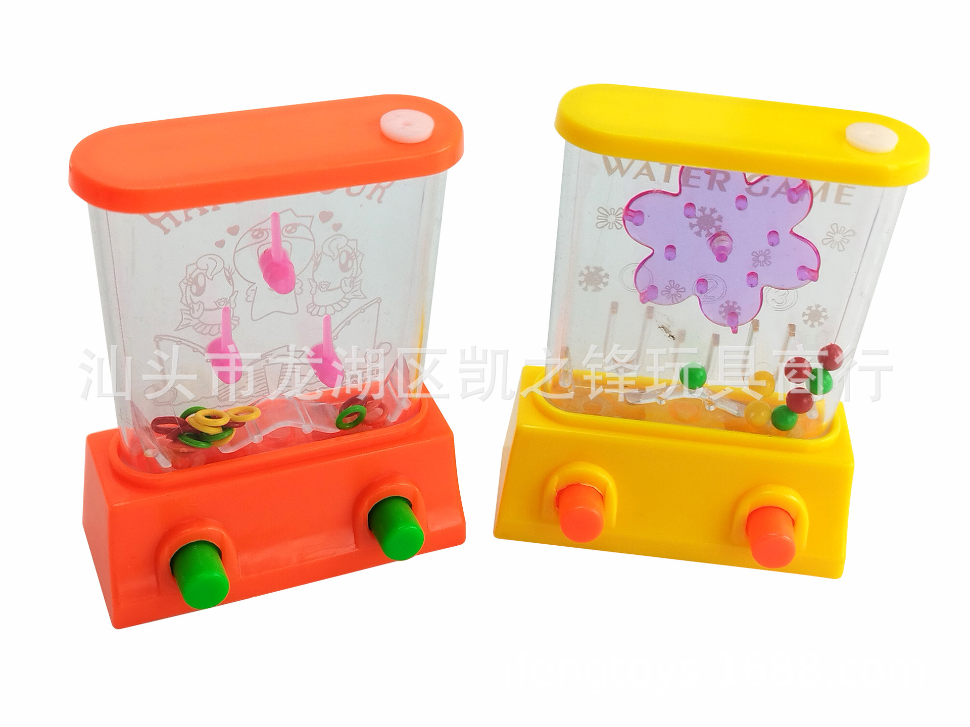 Cross-border Dedicated Bracelet Throwing Handheld Game Console Building Block Water Machine with Water Machine Arcade Game Decompression Toy