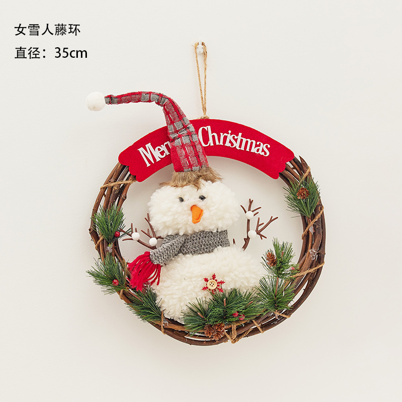 Muñeca de muñeco de nieve de Navidad Decoraciones de Navidad Regalo de Navidad Juego de regalo Muñeca