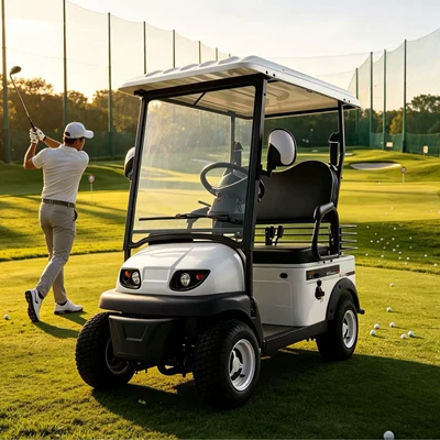 Electric four-wheeled vehicle for scenic area Elektrikli qolf avtomobilləri