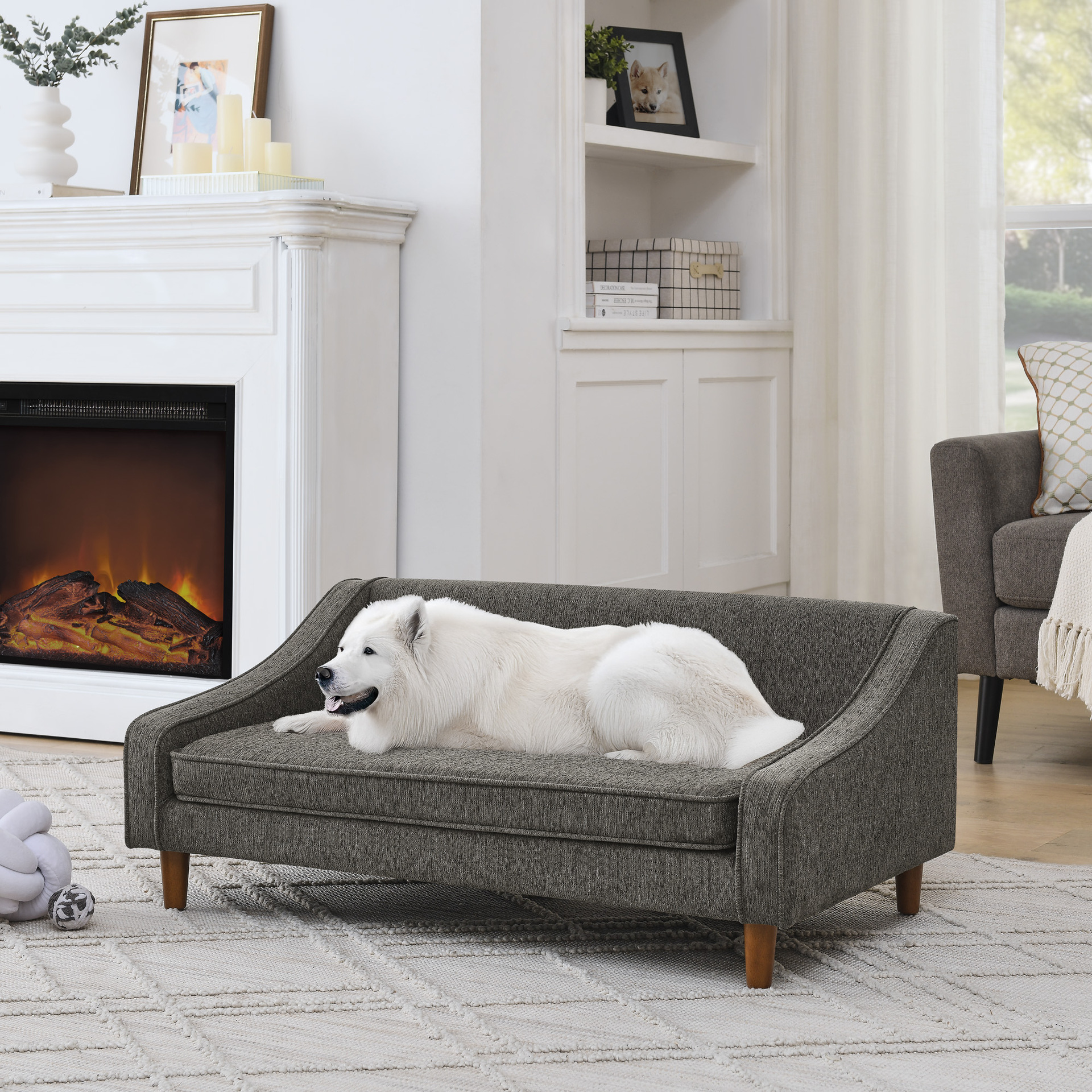 Fábrica directa moderna y simple muebles de sala de estar simple doble triple pequeño sofá de tela