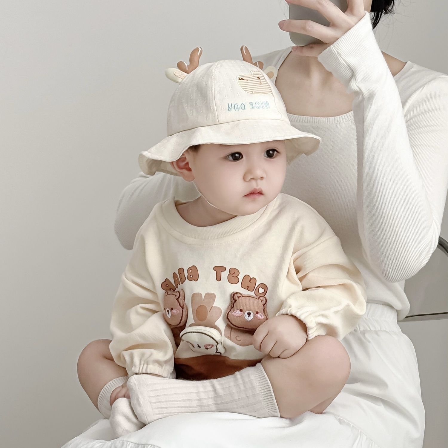 Sombreros para bebés primavera y otoño delgados sombreros de protección solar para bebés de hombres y mujeres lindos super bonitos sombreros de pescador