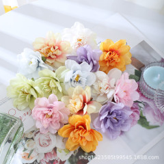 W工場製 模造雪蘭の花頭 DIY手作り服 スリッパ 帽子 結婚式用花輪 アクセサリー 装飾用花