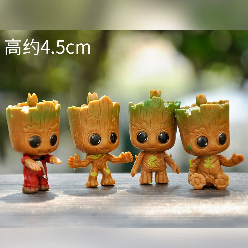 Фигура (Страж Галактики) Дерево малыша — коллекционная blind box, декоративная мини-деталь на рабочем столе 4–6 см