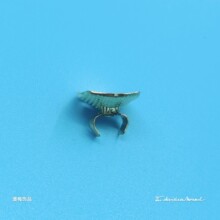 爆款浅浅蓝高品单钻多棱型网红多切面超闪合金装饰扣服饰发饰配件