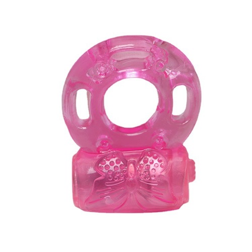 Vibrating ring vibrating butterfly ring set crystal ring penis ring lock ring adult erotic sex products precision vibration ring wholesale 