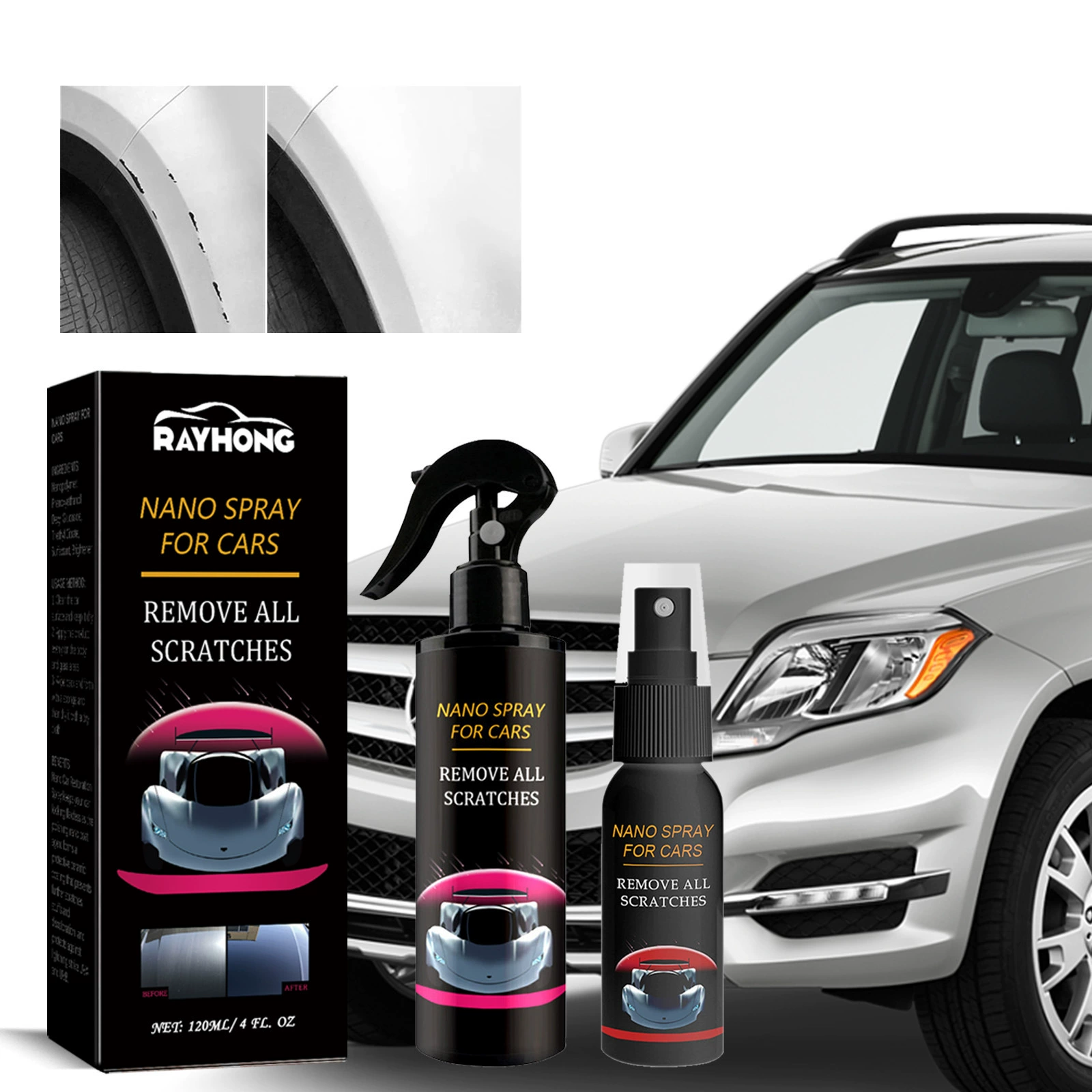 Rayhong автомобильная краска автомобильная краска нано покрытие кристалл жидкий спрей автомобильная пластина водяной воск воды