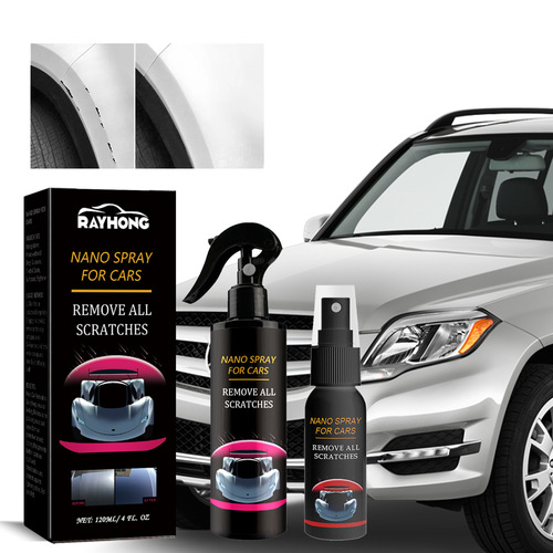 Rayhong Car Coating Agent, Vehicle Paint Nano Coating Crystal Liquid Spray, Car Surface Water Repellent Wax Water