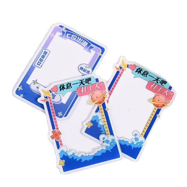 Аcrylic cartoon star peripheral animation cartoon travel photo to send friends peripheral cards high definition