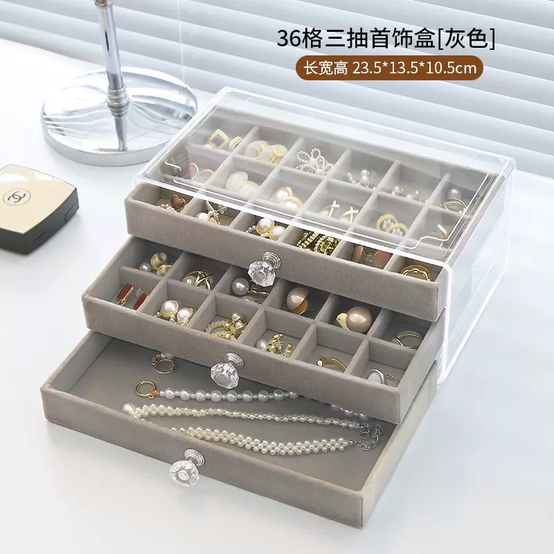Acrylic storage system, earrings, necklace, ring, accessory, storage box, 2024 years
