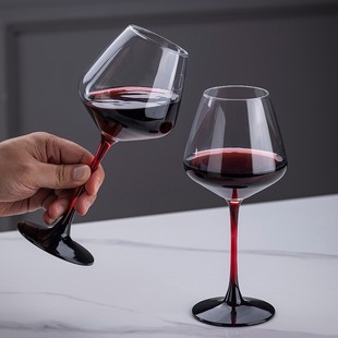 Red Wine Glass Rack Light Luxury High-End Goblet Upside down Creative European Wine Bottle Display