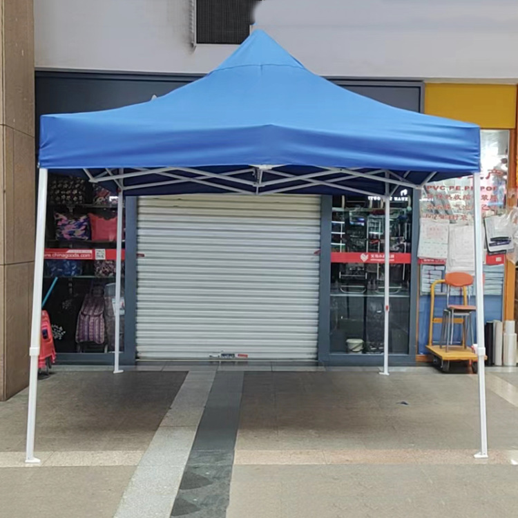加粗加厚四角脚户外遮阳雨棚折叠伸缩停车摆摊四方伞广告围布帐篷