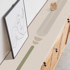 桌墊ins輕奢皮革免洗防水防油墊桌面電視櫃可擦墊玄關鞋櫃防髒墊