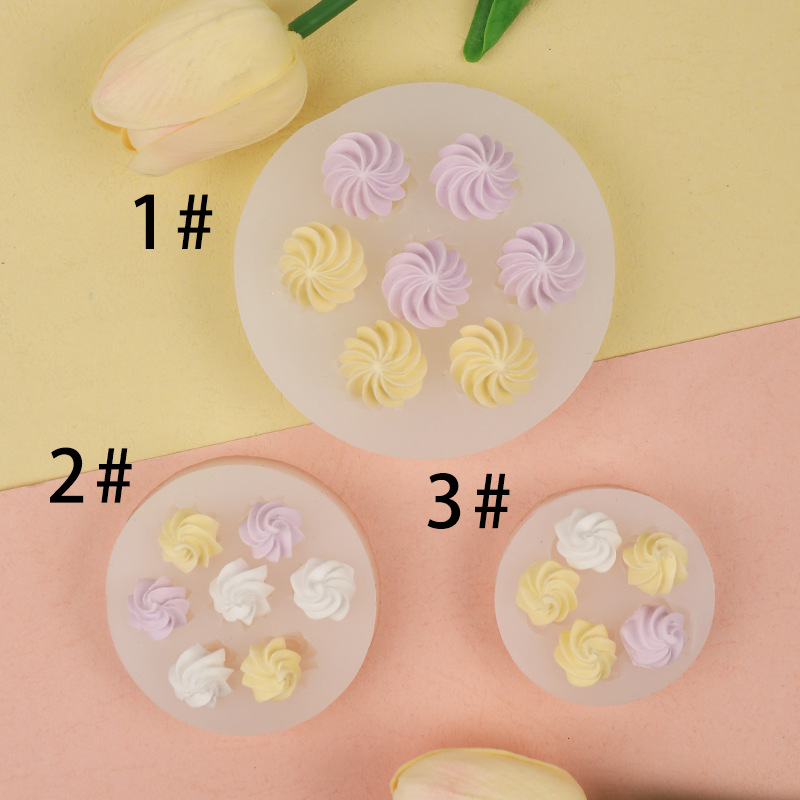 Grandes y pequeños galletas crema molde de silicona fondant pastel chocolate arcilla suave cerámica molde teléfono móvil Shell decoración molde
