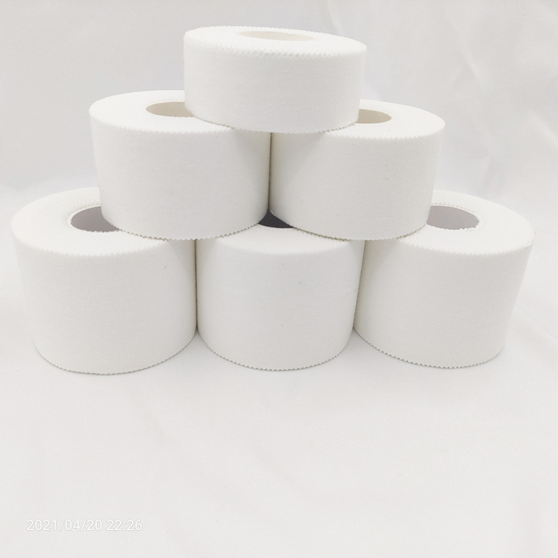 Piel deportiva Protección de película Soporte fijo Pie de golpeo Combinación de presión Guardia de muñeca Protección de pie Borde de diente Adhesivo Parche blanco no elástico