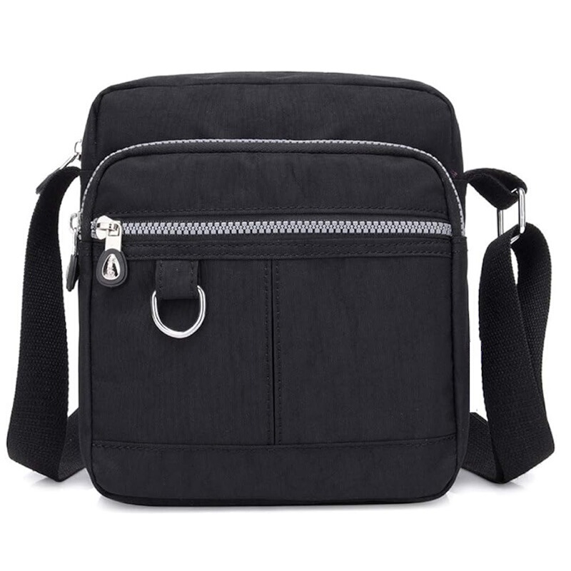 Cross-border wholesale fashion casual nylon wallet, new niche multi-compartment crossbody bag, portable handbag for outings