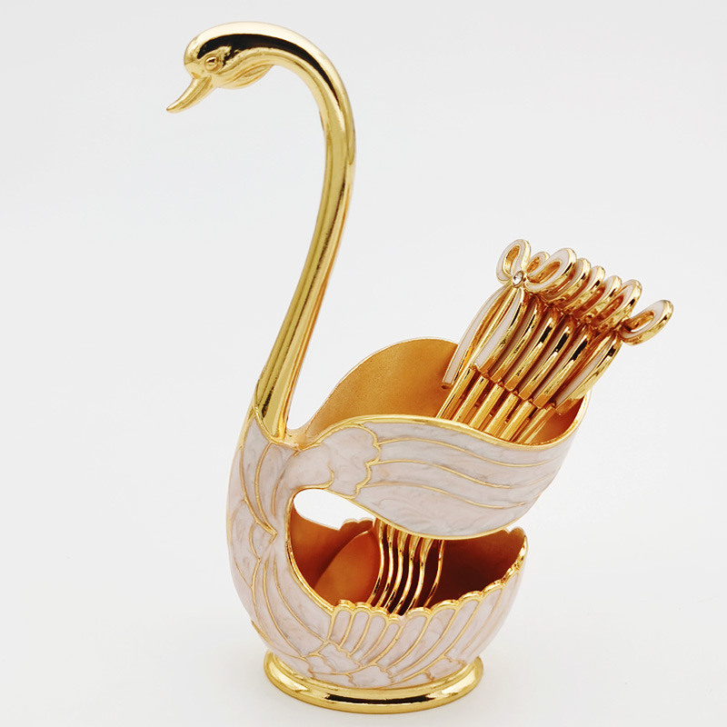 골드 화이트 미디엄 [6 스푼 포함]