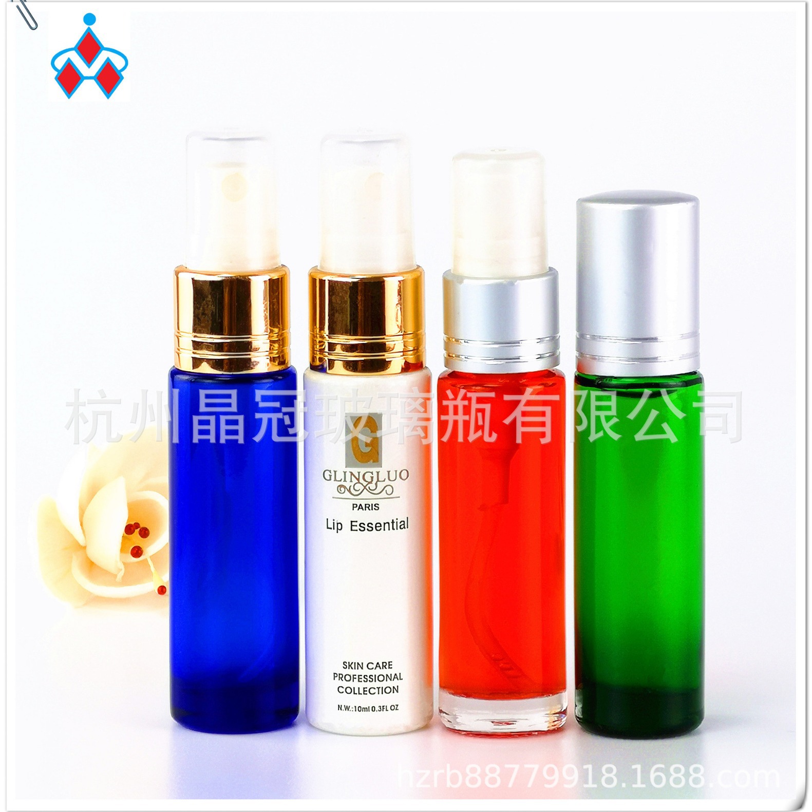 滚珠瓶厂家专业10ml滚珠瓶 走珠瓶化妆品包装瓶 玻璃喷雾瓶批发