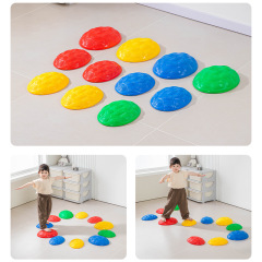 Cross-border best-selling children's trampling over river stone turtle back indoor kindergarten early education sensory training equipment outdoor toys