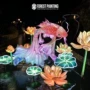 自贡水上大型定制花灯