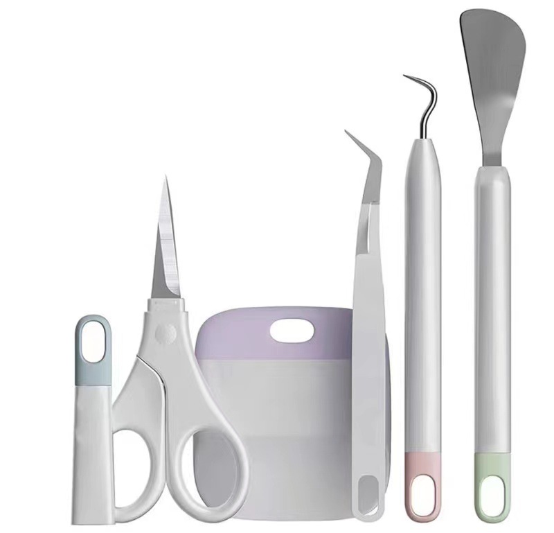 도구 5 조각 중립 컬러 박스 포장