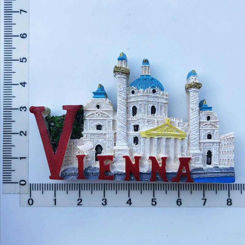 Креативные магниты-приколы по городам мира, памятные декоративные магниты, магниты на холодильник, трехмерные пейзажи, ручная роспись