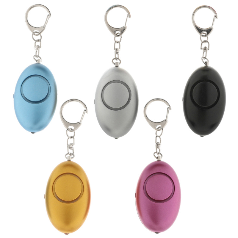 跨境新款报警器 防狼器钥匙扣 手电筒智能防狼神器户外个人报警器