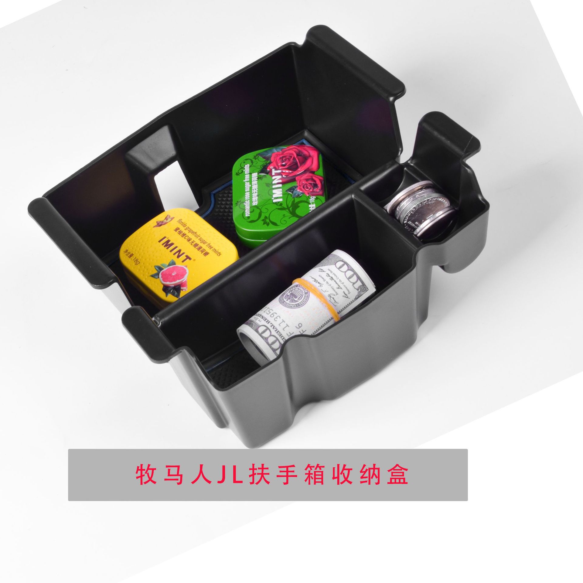 Car armrest box storage box FOR Jeep Wrangler JL Central control armrest  box storage box Automotive interior modification - AliExpress