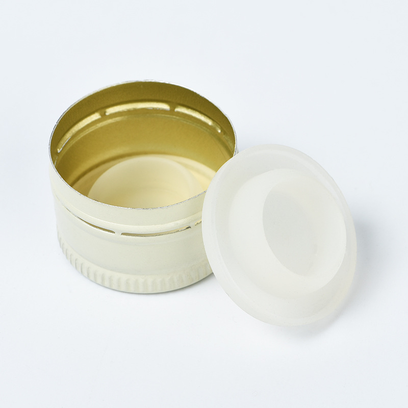 Cubierta antirrobo de aluminio 2818 cubierta de líquido oral cubierta de aluminio de Bebidas Productos para el cuidado de la salud tapa de la botella cubierta de sellado hueco de impresión en color