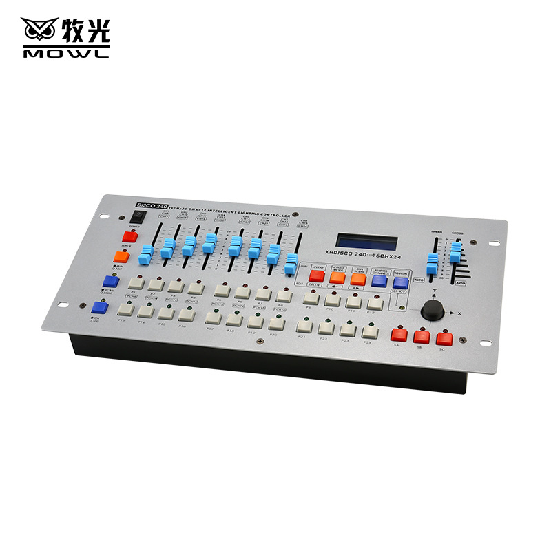 Etapa de iluminación 240 consola DMX512 señal boda rendimiento haz luz par luz consola de iluminación