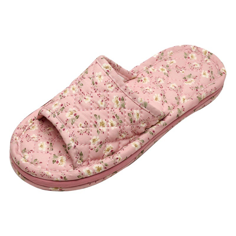 Трансграничные новые тканевые тапочки, трехслойное утолщенное дно, домашние бесшумный тапочки в Корейском стиле, дышащие тапочки, пригодные для машинной стирки, внешняя торговля