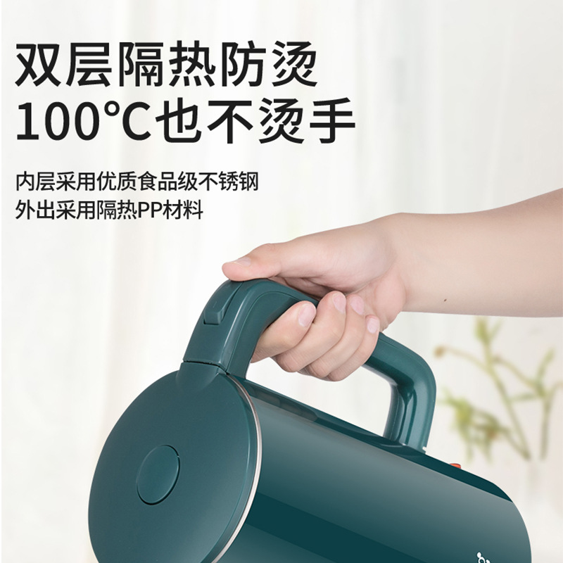 Hervidor eléctrico cuidadosamente seleccionado para uso doméstico, hervidor de acero inoxidable de 2,5 litros con aislamiento integrado, hervidor eléctrico con apagado automático.