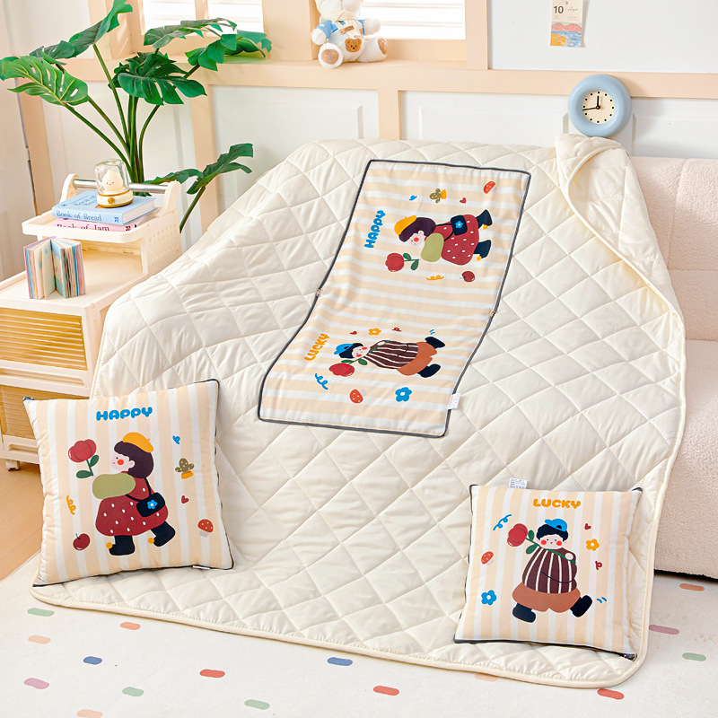 로즈 러버 (업그레이드 격자 무늬 이불)