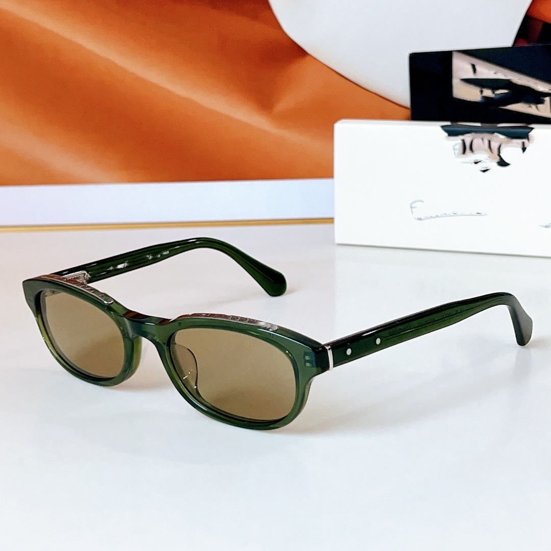 Chrome Hearts Lowrider Cat-Eye Acetate Sunglasses Green Brown (LOWRIDER)