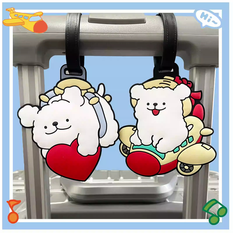 Customized Luggage Tags, Travel Anti-Lost Name Tags, Pvc Soft Rubber Luggage Tags, Boarding and Checked Baggage Tags