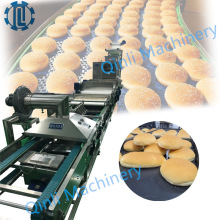 面包自动化产线汉堡胚成型生产线  全自动面包面团分块滚圆整形机