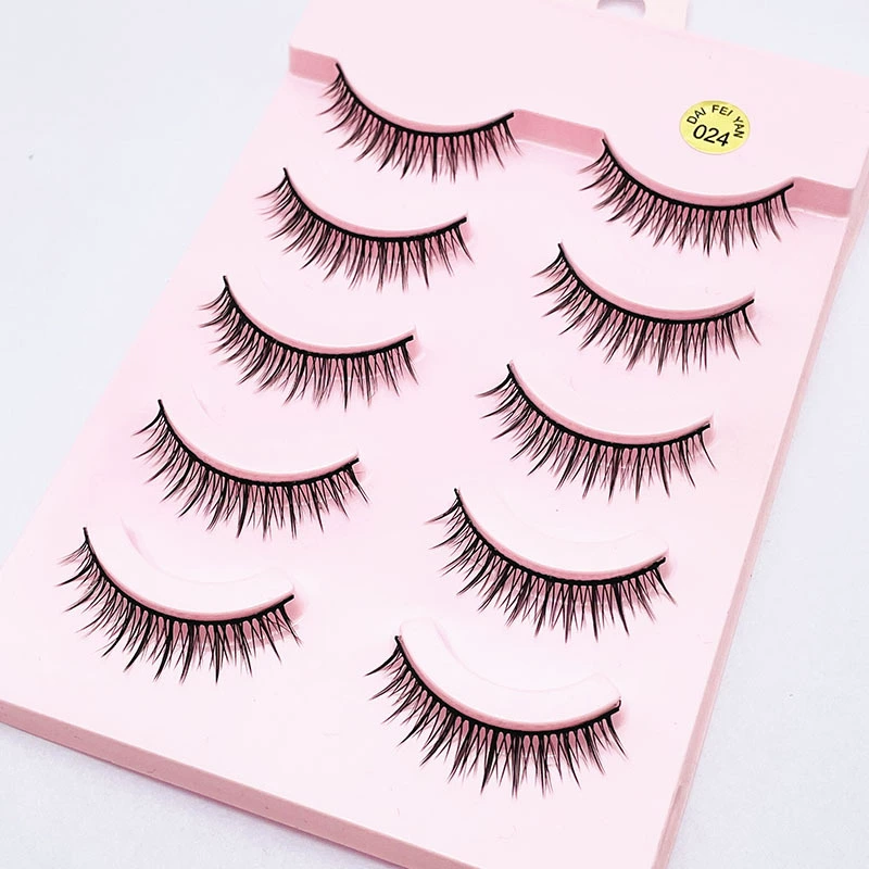 Realistic false eyelashes, short comics, for every day, wholesale