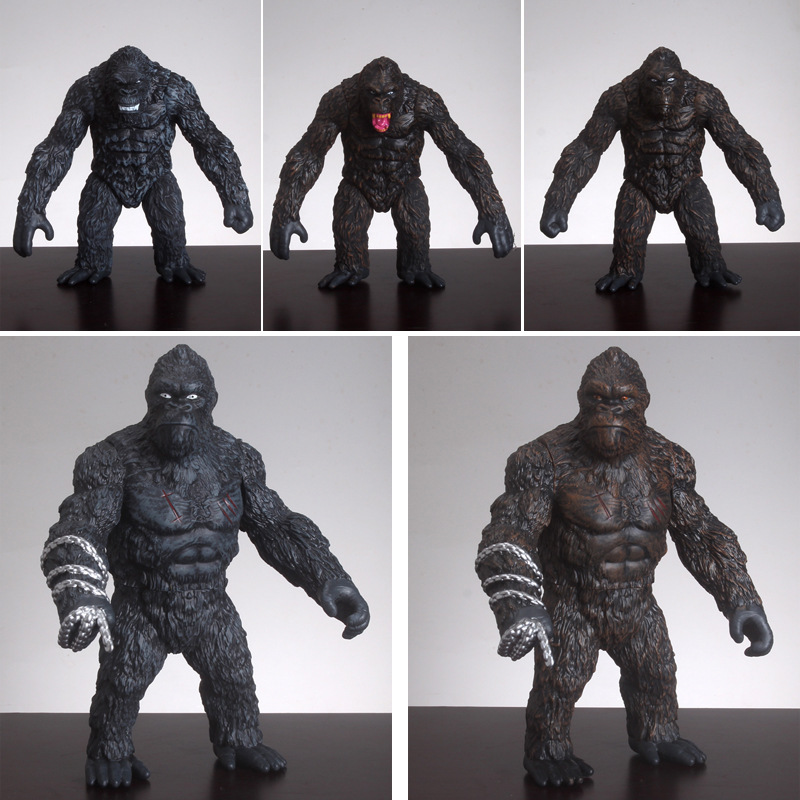 Godzilla War King Kong 2 King of Monsters Scar King Handmade Anime Boy Monster Model Toy Puppet Movie