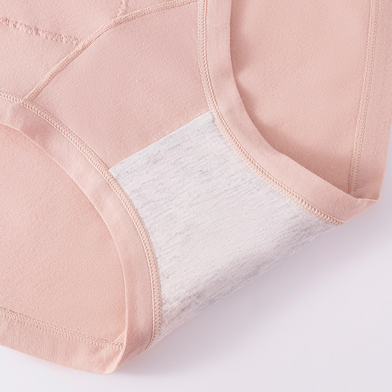 Middle-aged and elderly mothers women's underwear cotton crotch comfortable Breathable High waist plus size briefs women's hip lifting belly contracting shorts