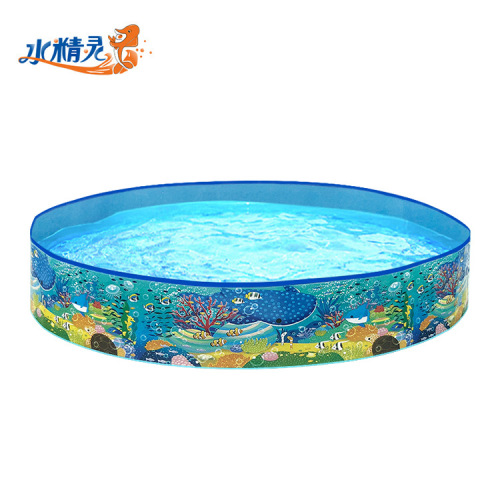 Water Elf Thickened Children's Cartoon Creative Swimming Pool Home Outdoor Inflatable Multi-Person Swimming Pool Wholesale
