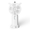 Handheld small air fan, folding aromatherapy for elementary school students, new collection, digital display