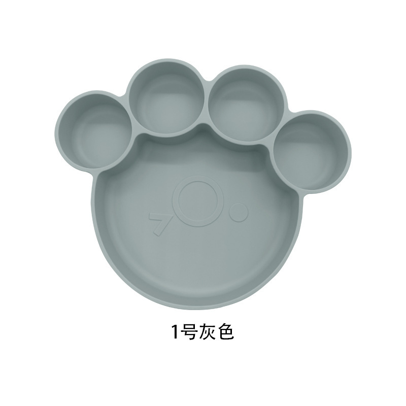 곰 발 디너 플레이트 그레이