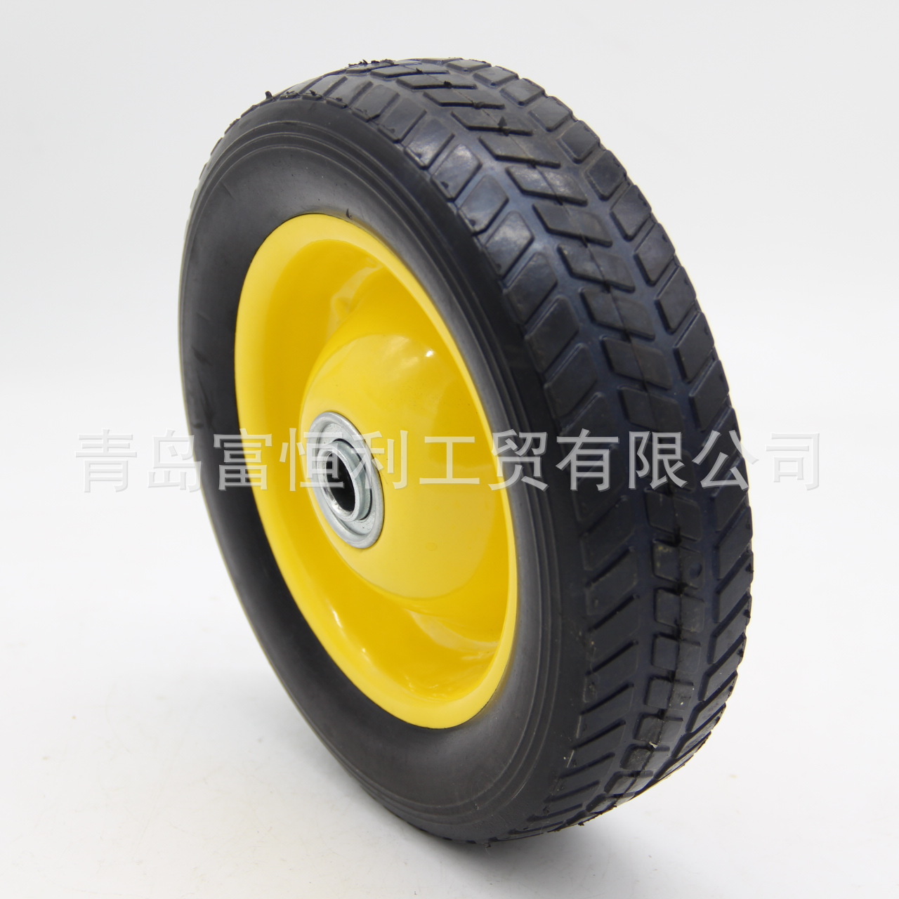 高品8寸10寸空心轮半空心橡胶轮空压机割草机发电机平板车橡胶轮